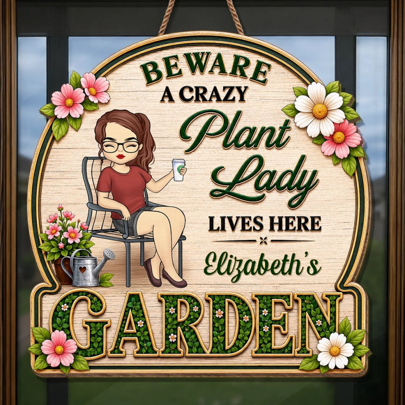 Personalized Wood Sign – Garden Gifts For Gardeners – Just One More Plant