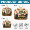 Personalized Wood Sign – Garden Gifts For Gardeners – Happiness Grows Here