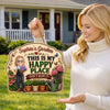 Personalized Wood Sign – Garden Gifts For Gardeners – Happiness Grows Here