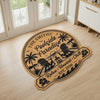 Personalized Shaped Doormat - Anniversary, Summer Gift for Couple - Welcome To Our Oasis