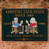 Personalized Home Decor Metal Sign - Anniversary Wedding Gifts For Couple - Still Driving Each Other Crazy