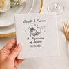 Custom Cocktail Napkins – Personalized Wedding Keepsake Decor -  The Beginning Of Forever