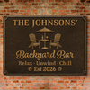 Personalized Home Decor Metal Sign - Anniversary, Summer Gifts for Couple - Tan Lines & Good Times