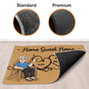 Personalized Home Decor Decorative Mat - Wedding Anniversary Gift For Couple - Forever My Emergency Contact