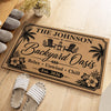 Personalized Home Decor Decorative Mat - Anniversary, Summer Gift for Couple - Soak Up the Sunshine