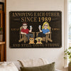 Personalized Home Decor Metal Sign - Anniversary Wedding Gifts For Couple, Pet Lovers - Still Going Strong