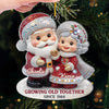 Personalized Acrylic Ornament – Anniversary, Christmas Gifts For Couple – Forever Festive, Forever Us