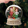 Personalized Acrylic Ornament – Christmas Gifts For Women, Sister, Best Friend – Merry Moments With My Bestie