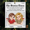 Personalized Acrylic Ornament – Christmas Gifts For Women, Sister, Best Friend – Together, No Matter The Weather