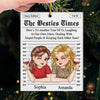 Personalized Acrylic Ornament – Christmas Gifts For Women, Sister, Best Friend – Together, No Matter The Weather