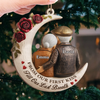 Personalized Wood Ornament – Anniversary,  Christmas Gifts For Couple – Growing Old Staying Gold