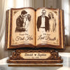 Personalized Photo 2-Layered Wooden Plaque – Wedding Anniversary Gift Couple – Forever Starts With Us