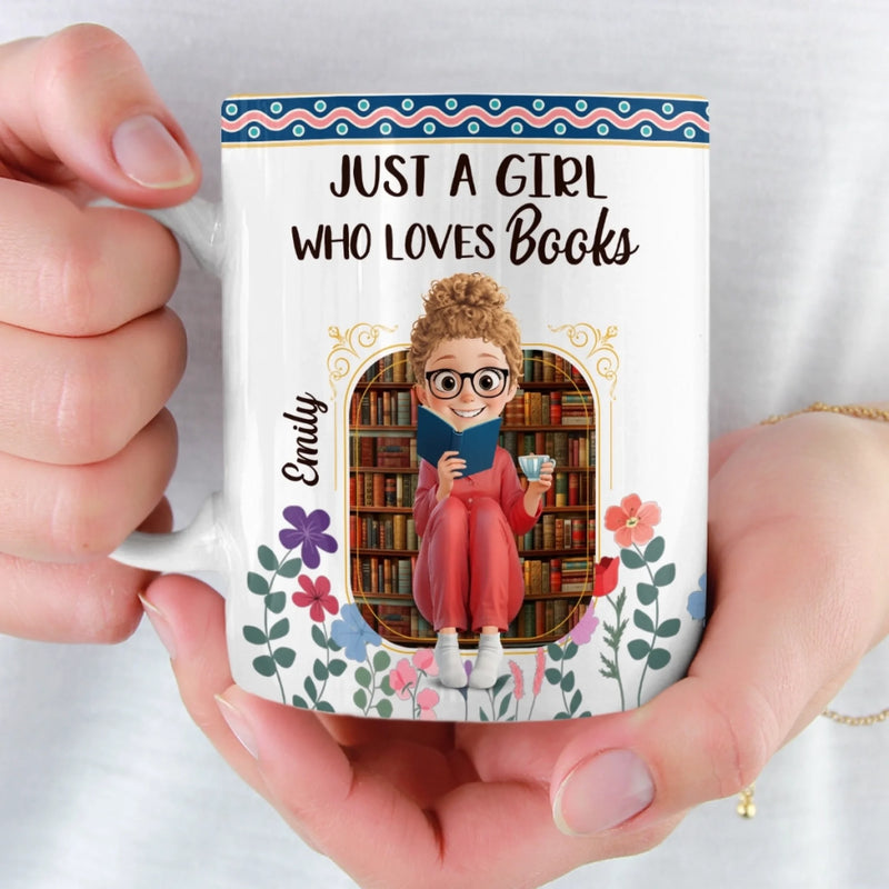 Personalized Mug – Gift For Book Lovers – Readers Never Feel Alone