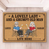 Personalized Home Decor Decorative Mat - Wedding Anniversary Gift For Couple - Cheers to Good Times