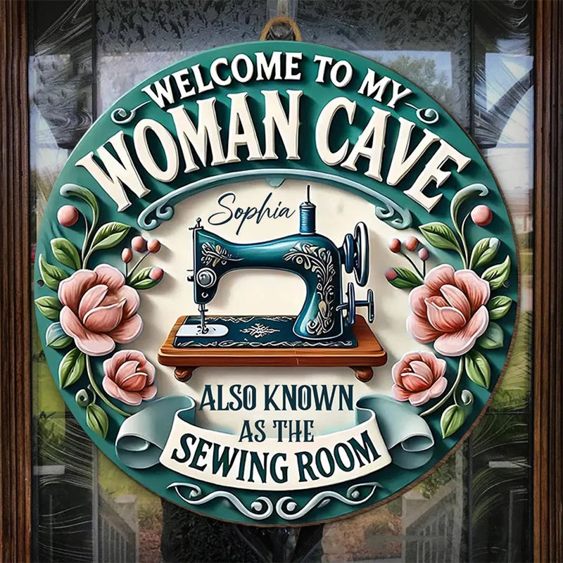 Personalized Wood Sign – Sewing Gift For Sewers – Where Stitches And Stories Come To Life