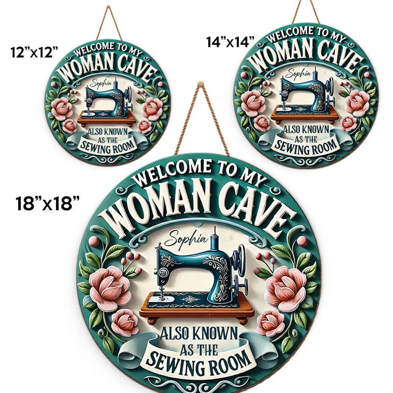 Personalized Wood Sign – Sewing Gift For Sewers – Where Stitches And Stories Come To Life