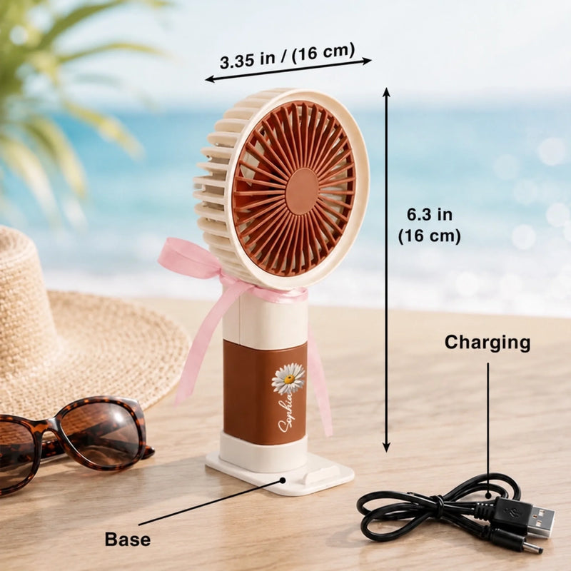 Personalized Handheld Fan – Wedding Party Favor Gift For Guests, Adults – Bridal Party Main Cooling Crew