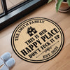 Personalized Poolside Shaped Doormat - Wedding  Anniversary Gift For Couple - We're Vintage, Not Old