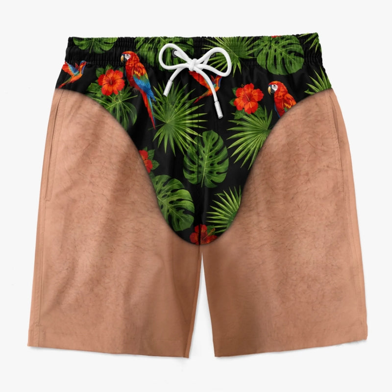 Personalized Funny Men Swim Trunks – Summer Gift For Men – Looking Good Naturally