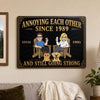 Personalized Home Decor Metal Sign - Wedding Anniversary Gift For For Couple, Pet Lovers - The Greatest Love