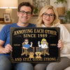 Personalized Home Decor Metal Sign - Wedding Anniversary Gift For For Couple, Pet Lovers - The Greatest Love