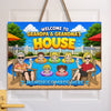 Personalized Wood Sign – Poolside, Summer Gift For Grandma, Grandpa, Family – Chill Vibes Only