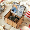 Personalized Music Box – Wedding Anniversary Gift For Wife, Couple – True Love Never Grows Old
