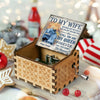 Personalized Music Box – Wedding Anniversary Gift For Wife, Couple – True Love Never Grows Old