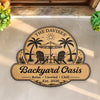 Personalized Shaped Doormat - Anniversary, Summer Gift for Couple - Chasing Sunshine Together