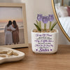 Personalized Glass Everlasting Tulips – Custom Gifts For Bestie, Best Friend - My Unbiological Sister