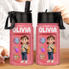 Personalized Kid Water Bottle – Back To School Gift For Kids – Brave Little Explorer