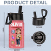 Personalized Kid Water Bottle – Back To School Gift For Kids – Brave Little Explorer