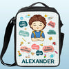 Personalized Kids Lunch Bag – Back To School Gift For Kid – Kind Heart, Brave Soul