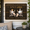Personalized Home Decor Metal Sign – Wedding Anniversary Gift For Couple – Proud & Still Going