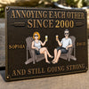 Personalized Home Decor Metal Sign – Wedding Anniversary Gift For Couple – Proud & Still Going