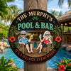 Personalized Wood Sign - Anniversary Summer Gift for Husband, Wife, Couple - Powered By Cocktails