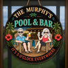 Personalized Wood Sign - Anniversary Summer Gift for Husband, Wife, Couple - Powered By Cocktails