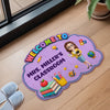 Personalized Shaped Doormat - Back To School Gift For Teachers - Teaching with Heart