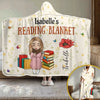 Personalized Snuggle Blanket, Hoodie Blanket - Gift For Book Lovers - Sorry, I'm Booked