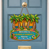 Personalized Wood Sign - Poolside, Summer Gift For Grandma, Grandpa, Family - Grandkids Pool Party