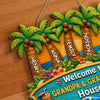 Personalized Wood Sign - Poolside, Summer Gift For Grandma, Grandpa, Family - Grandkids Pool Party