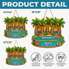Personalized Wood Sign - Poolside, Summer Gift For Grandma, Grandpa, Family - Grandkids Pool Party