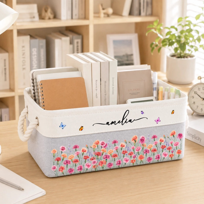 Personalized Storage Basket - Gift For Family - Just Being Me