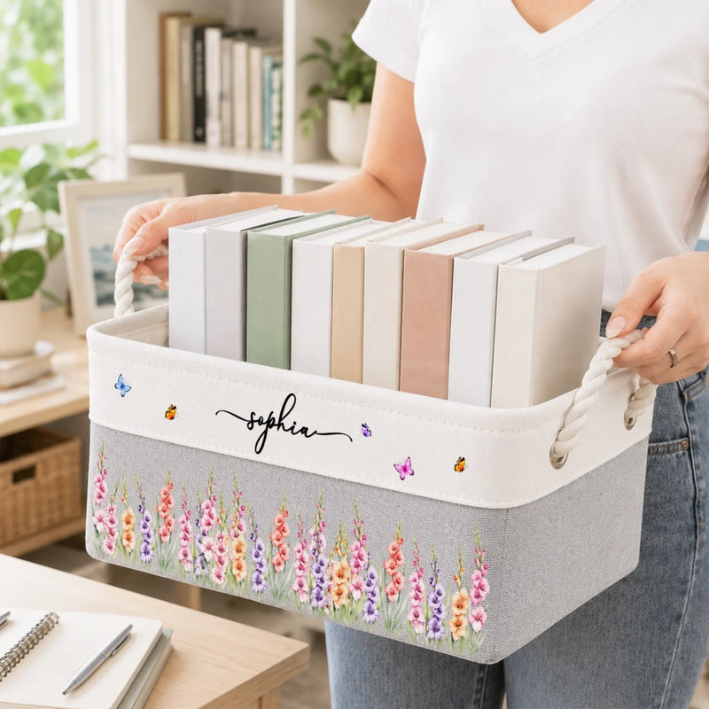 Personalized Storage Basket - Gift For Family - Just Being Me