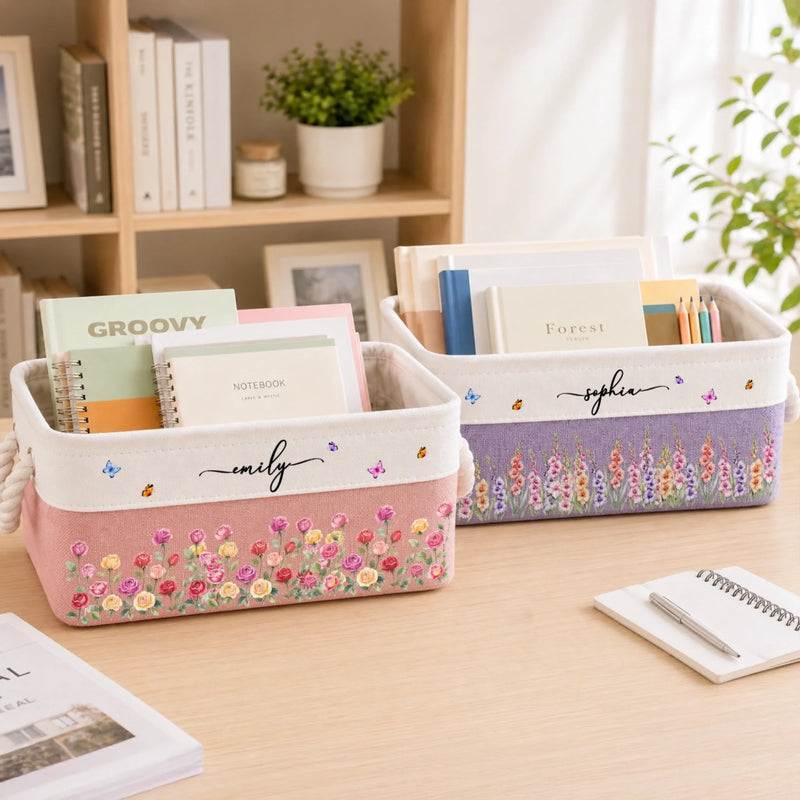 Personalized Storage Basket - Gift For Family - Just Being Me