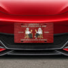 Personalized License Plate - Anniversary Gift For Couple - Two Hearts, One Home