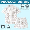 Personalized Short Pajama Set - Gift For Book Lovers - Books Before Bed