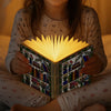 Personalized Foldable LED Magic Book Lamp - Gifts For Book Lovers - Just Me and My Book