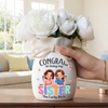 Personalized Flower Vase With Ribbon – Birthday Gift For Sister, Bestie, Best Friend – A Sister Bond With Extra Sass