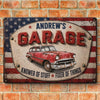 Personalized Photo Home Decor Metal Sign – Birthday Gifts For Dad, Grandpa, Family – One Master Many Trades